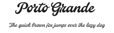 Porto Grande by Måns Grebäck — Script Handwritten Font — thumbnail 1