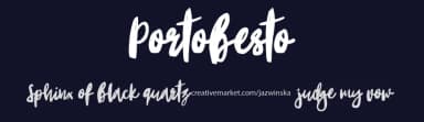 Portobesto by Katsia Jazwinska — Script Handwritten Font — thumbnail 2