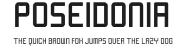 Poseidonia by Tácio Brito — Sans Serif Font — thumbnail 1