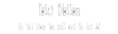 Posey Blossom by Meagan — Script Handwritten Font — thumbnail 1