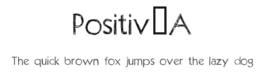 Positiv-A by Billy Argel Fonts ® — Script Handwritten Font — thumbnail 1