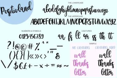 Positivland Font by Masha Artifex — Script Handwritten Font — thumbnail 7