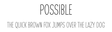 Possible by Etik Fatimah — Script Handwritten Font — thumbnail 1