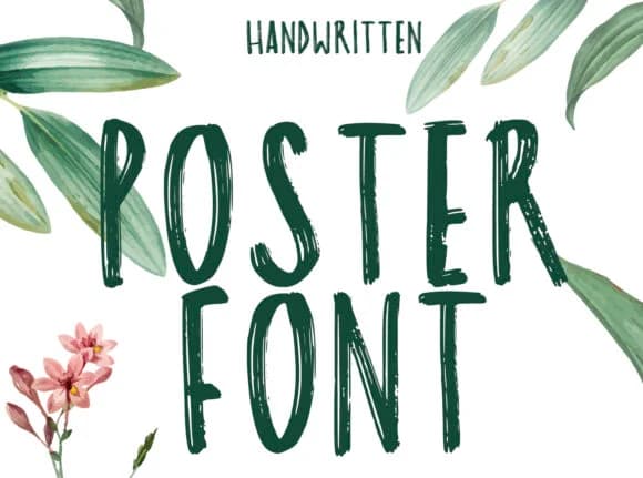 Poster Font by lunarctic — Script Handwritten Font