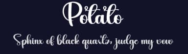 Potato by Harlek Studio — Script Handwritten Font — thumbnail 2