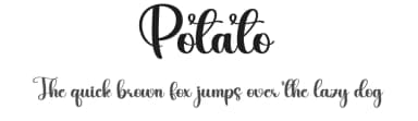 Potato by Harlek Studio — Script Handwritten Font — thumbnail 1