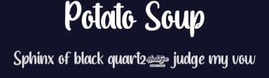 Potato Soup by Noah Type — Script Handwritten Font — thumbnail 2