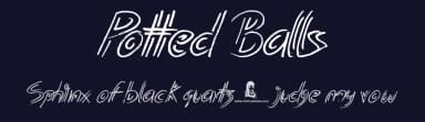 Potted Balls by JSH creates — Script Handwritten Font — thumbnail 2