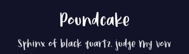 Poundcake by Brittney Murphy Design — Script Handwritten Font — thumbnail 2