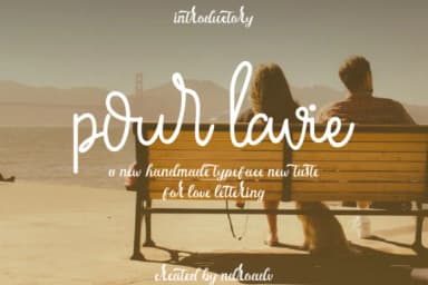 Pour La Vie Font by ndroadvertising — Serif Font — thumbnail 1