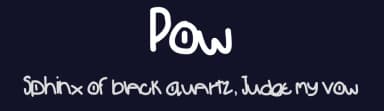Pow by Des Gomez — Script Handwritten Font — thumbnail 2