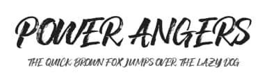Power Angers by Debut Studio — Script Handwritten Font — thumbnail 1