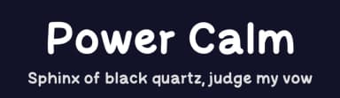 Power Calm by MJType — Script Handwritten Font — thumbnail 2