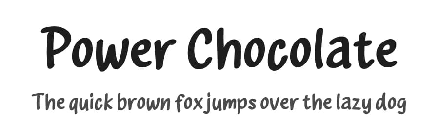 Power Chocolate by MJType — Script Handwritten Font