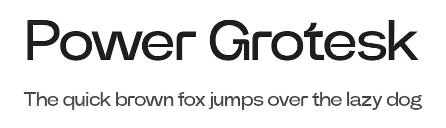 Power Grotesk by Power Type Foundry — Sans Serif Font