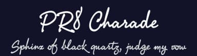 PR8 Charade by Digital PR8 — Script Handwritten Font — thumbnail 2