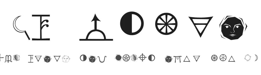 PR Astro by Peter Rempel — Dingbats Font