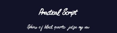Practical Script by Xerographer Fonts — Script Handwritten Font — thumbnail 2