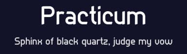 Practicum by Serge Lapin — Sans Serif Font — thumbnail 2