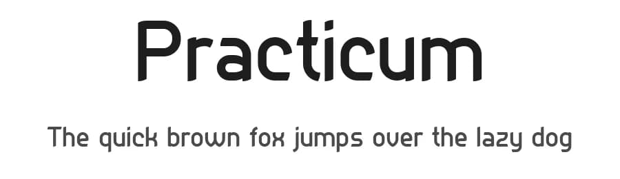 Practicum by Serge Lapin — Sans Serif Font