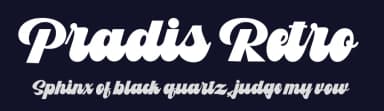 Pradis Retro by LetterFreshStudio — Script Handwritten Font — thumbnail 2