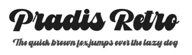 Pradis Retro by LetterFreshStudio — Script Handwritten Font — thumbnail 1