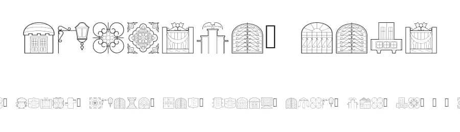 Pradito Moli by Moises Torres — Dingbats Font