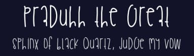 Praduhh The Great by Des Gomez — Script Handwritten Font — thumbnail 2