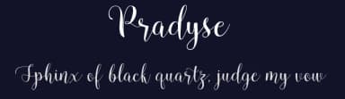 Pradyse by Ianmikraz — Script Handwritten Font — thumbnail 2