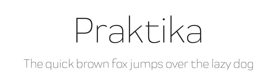 Praktika by Fenotype — Sans Serif Font