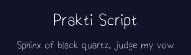 Prakti Script by Alboeve — Script Handwritten Font — thumbnail 2