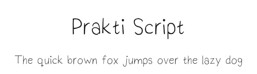 Prakti Script by Alboeve — Script Handwritten Font