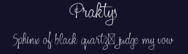 Praktys by Digital Typeface Studio — Script Handwritten Font — thumbnail 2