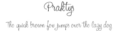 Praktys by Digital Typeface Studio — Script Handwritten Font — thumbnail 1