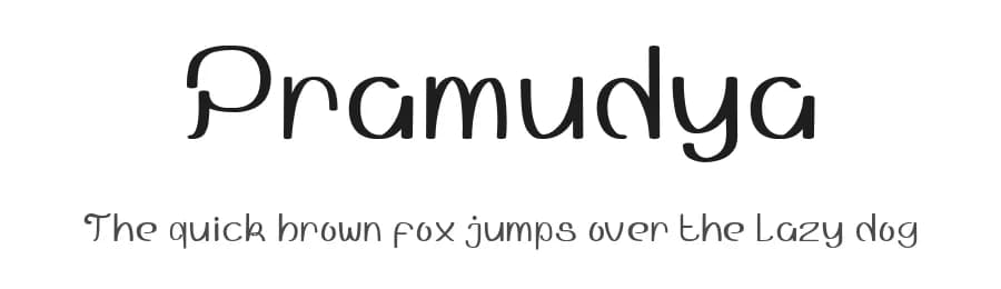 Pramudya by Kong Font — Script Handwritten Font