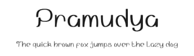 Pramudya by Kong Font — Script Handwritten Font — thumbnail 1