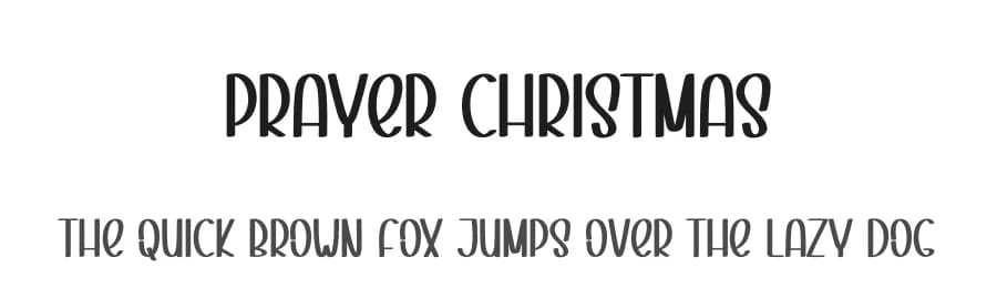 Prayer Christmas by Scratchones — Script Handwritten Font