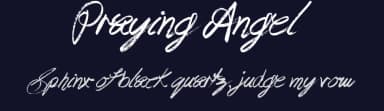 Praying Angel by JSH creates — Script Handwritten Font — thumbnail 2