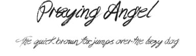 Praying Angel by JSH creates — Script Handwritten Font — thumbnail 1