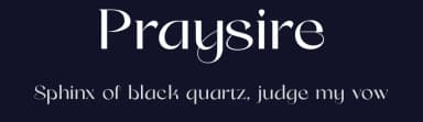 Praysire by Letterhend Studio — Serif Font — thumbnail 2