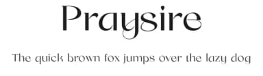 Praysire by Letterhend Studio — Serif Font — thumbnail 1