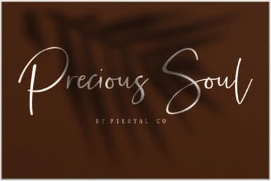 Precious Soul Font by Fikryal Studio — Script Handwritten Font — thumbnail 1