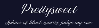 Preitysweet by Brithos Type — Script Handwritten Font — thumbnail 2