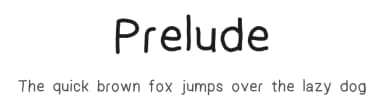Prelude by James Hamelton Jr — Script Handwritten Font — thumbnail 1