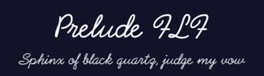 Prelude FLF by Casady & Greene — Script Handwritten Font — thumbnail 2