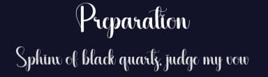 Preparation by Scratchones — Script Handwritten Font — thumbnail 2