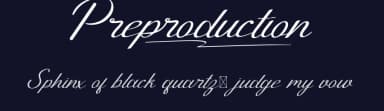 Preproduction by RaisProject — Script Handwritten Font — thumbnail 2