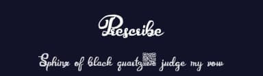 Prescribe by Xerographer Fonts — Script Handwritten Font — thumbnail 2