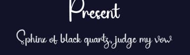 Present by Andi Moz — Script Handwritten Font — thumbnail 2