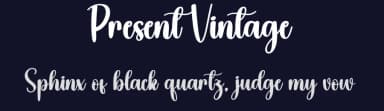 Present Vintage by Scratchones — Script Handwritten Font — thumbnail 2